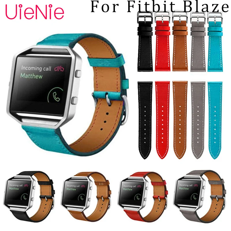 Деловой кожаный ремешок для смарт часов Fitbit Blaze frontier/классический браслет