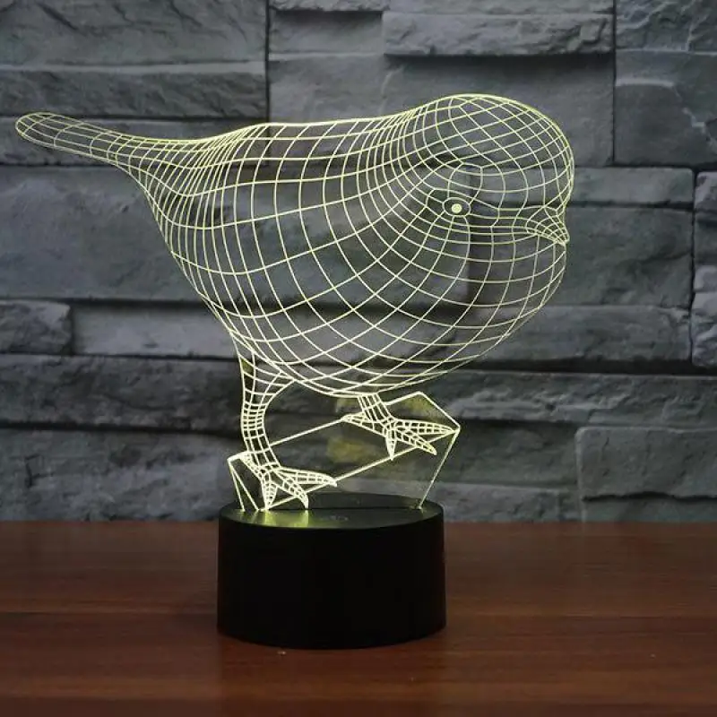 Novelty Electronic Products 3d Stereo Light Lovely cartoon c