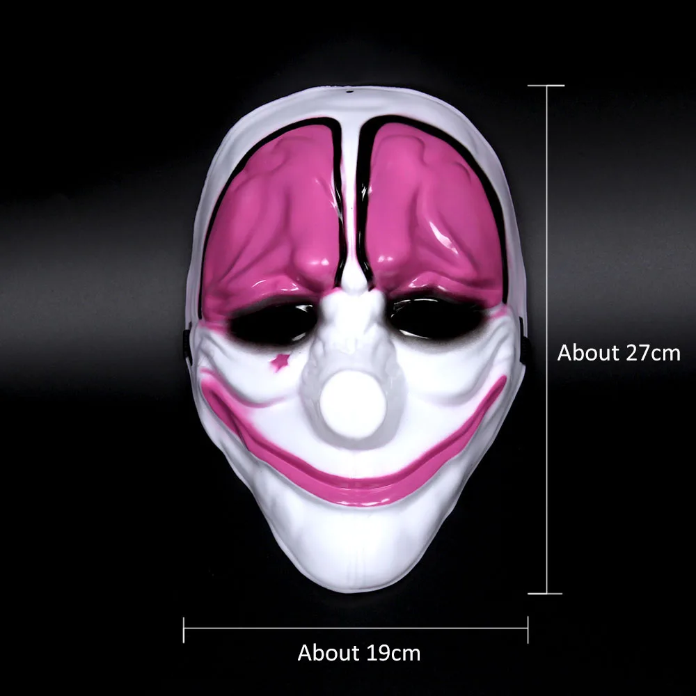 Payday Mask страшная маска на Хеллоуин террор Маскарад Хьюстон& волк& цепи маска взрослые Вечерние Маски тушь для ресниц de Хэллоуин MK00PY