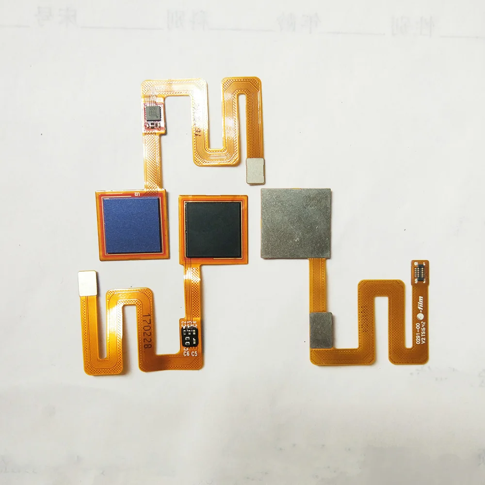 5 цветов задняя кнопка домой датчик отпечатков пальцев гибкий кабель для xiaomi hongmi