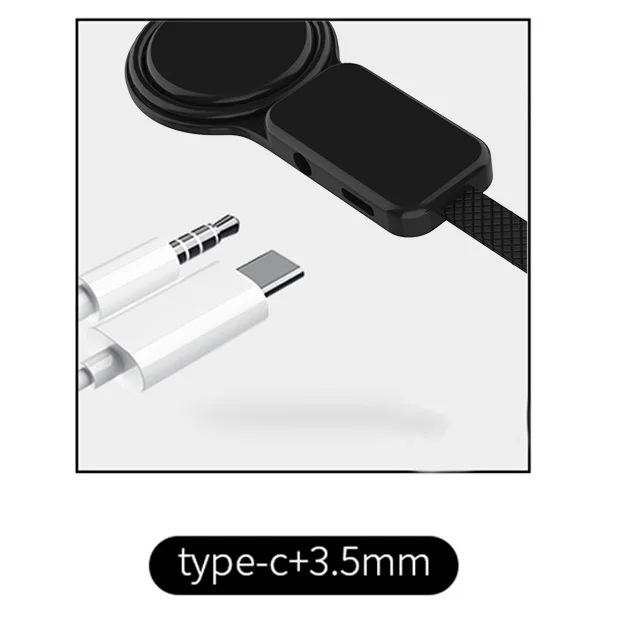 2 в 1 тип-c до 3,5 мм Aux аудио адаптер Duo USB C зарядка наушников для huawei P30 Pro, mate 20, samsung Note 9, S10+, Xiaomi 8 - Цвет: Type-C 3.5m