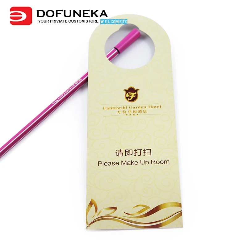 PVC 0.38mm thickness hotel do not disturb sign door hanger printing please | Канцтовары для офиса и дома