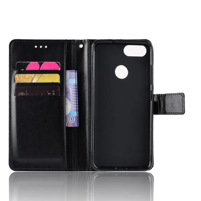 Чехол из искусственной кожи Asus Zenfone Max Plus M1 ZB570TL для телефона ZB ZB570 570 570TL TL X018DC X018D с крышкой на защёлке.