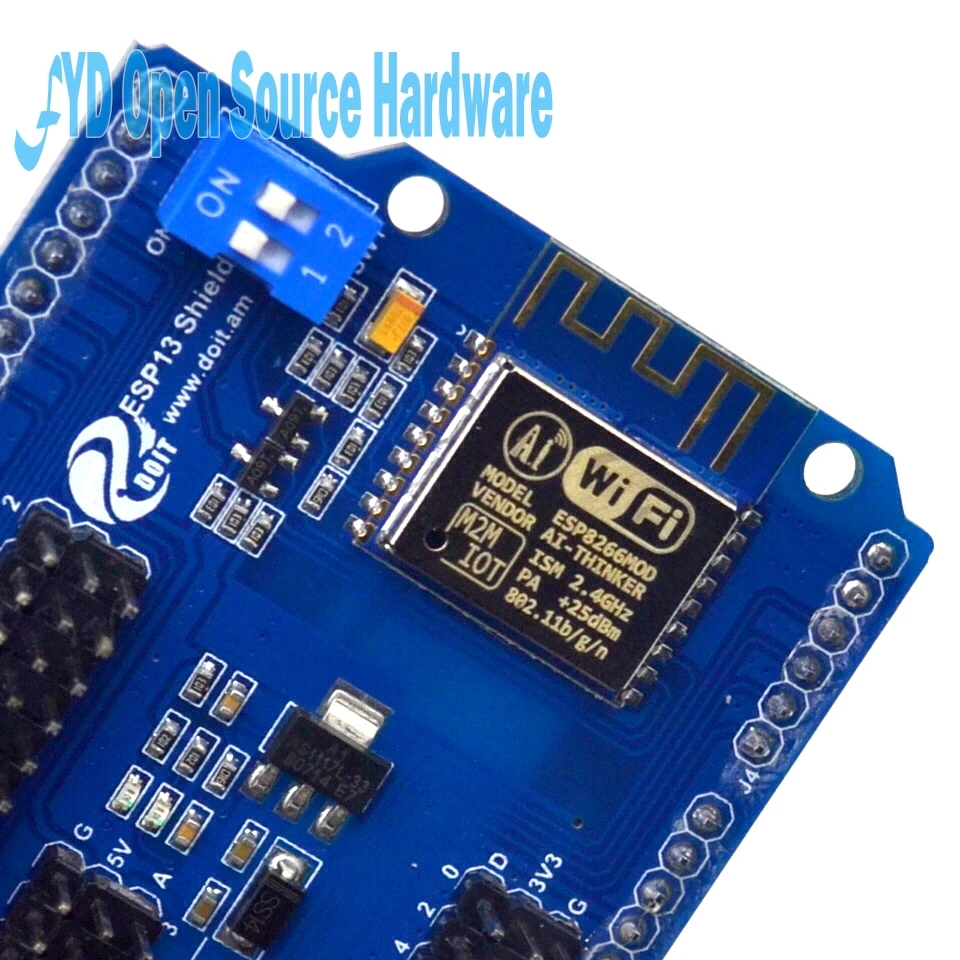 ESP8266 Web Sever Serial WiFi Shield Board Module With ESP-wroom-02 For Arduino UNO R3 2560 | Электронные компоненты и