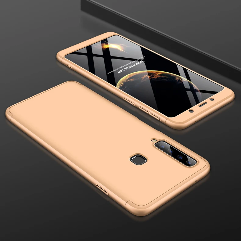 3-в-1 чехол-накладка для samsung A9 A920 ПК Жесткий матовый чехол для телефона чехол для samsung Galaxy A9 A9s бронированный чехол Coque