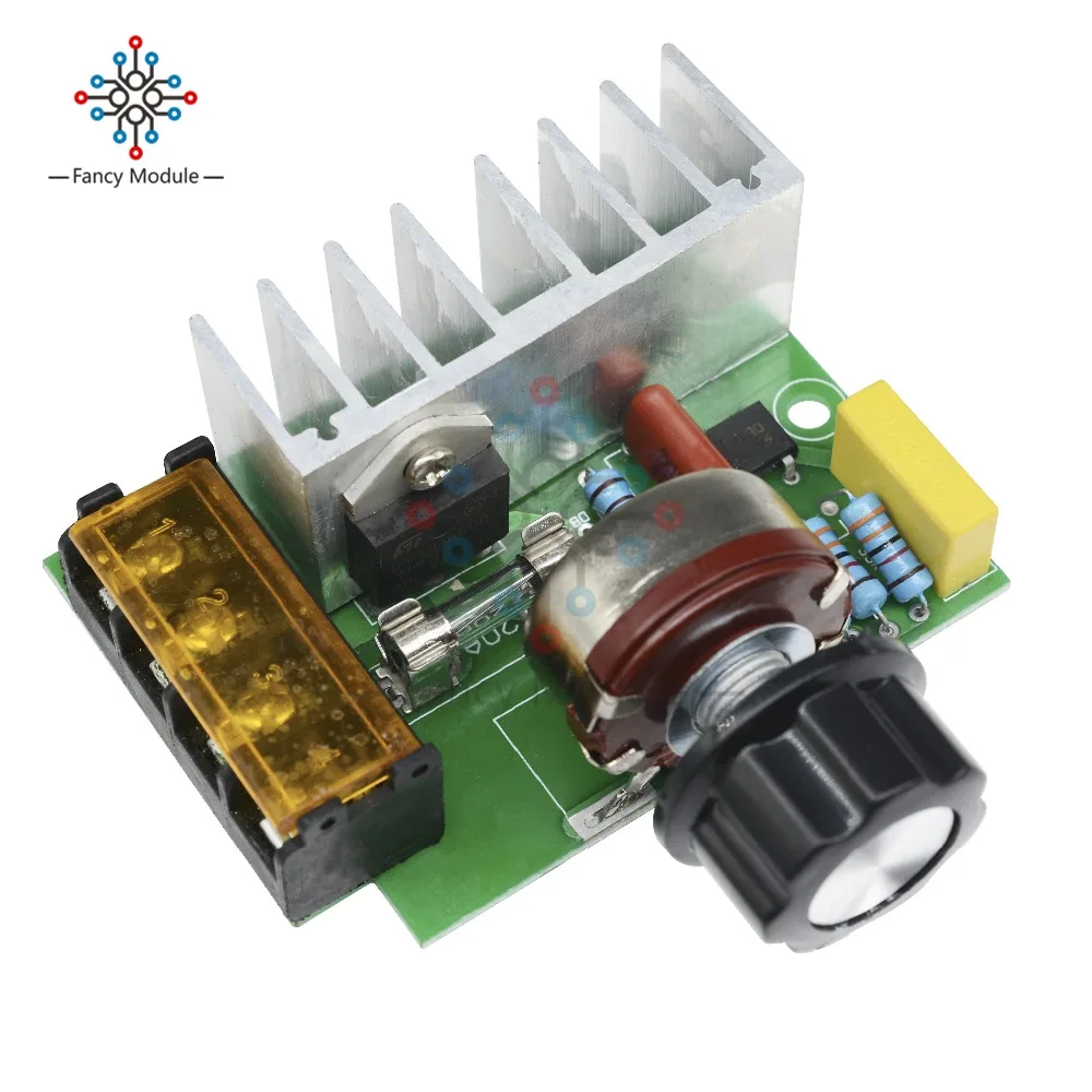 

4000W 0-220V AC SCR Electric Voltage Regulator Motor Speed Controller