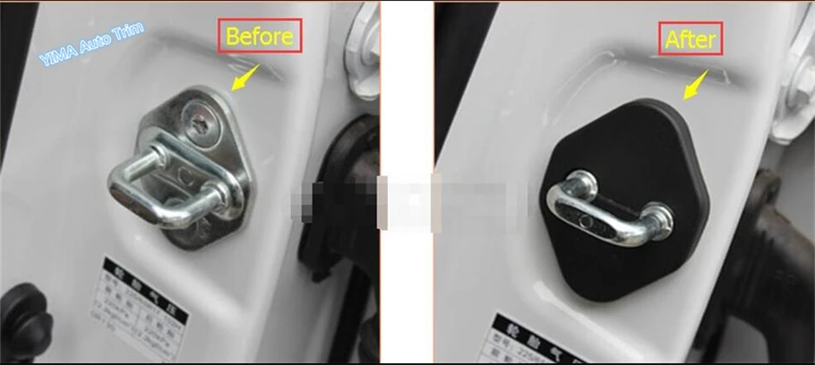 Lapetus автомобильный Стайлинг для Toyota Rav4 Hybrid RAV 4 2016 2017 2018 пластиковый дверной замок