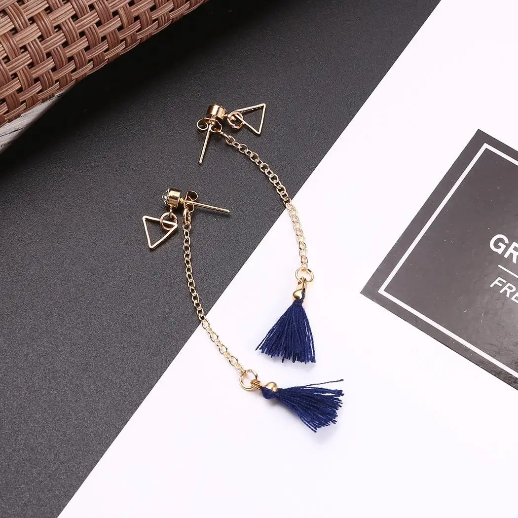 None Rhinestone 5 2 дюйма Женские см повседневные серьги с кисточками 4 Стразы