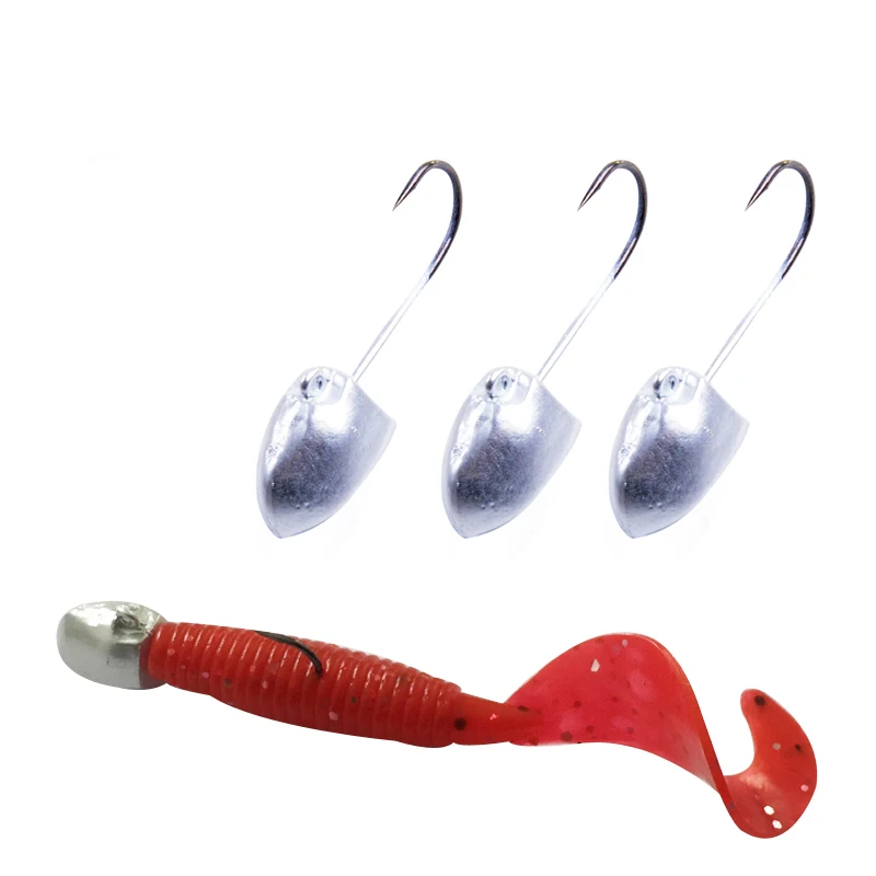 10 шт./лот Jig head 1 8g/2 7g/3.5g/5g крючков из высокоуглеродистой стали мягкие приманки