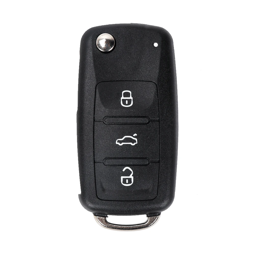 VDIAGTOOL складной Смарт Флип с 3 кнопками для VW Volkswagen PASSAT Polo Skoda Seat 1J0959753DA 434 МГц ID48|Ключ