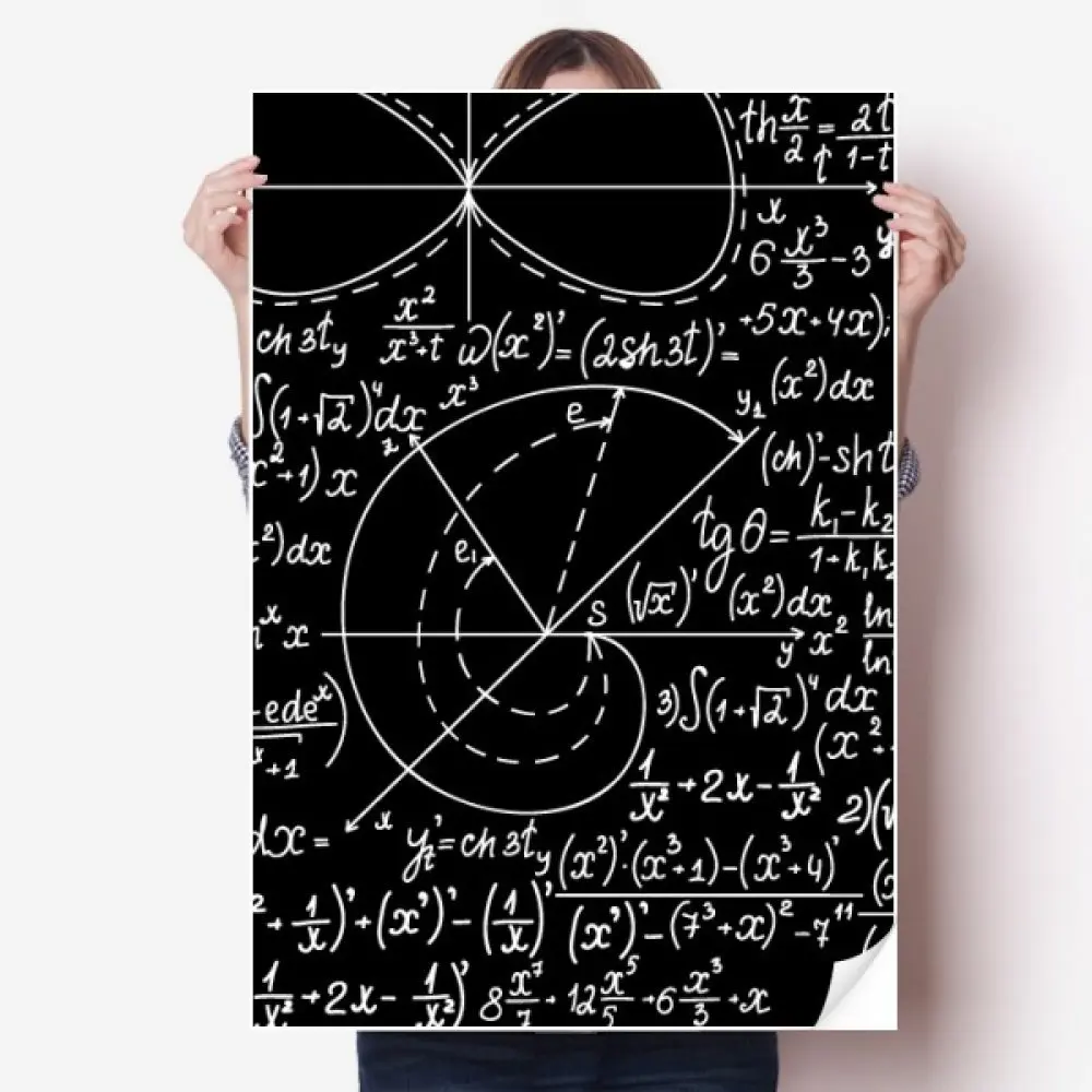 DIYthinker Formulas Science Calculus Stick рисунок виниловая наклейка на стену Плакат Фреска обои комната наклейка 80X55 см