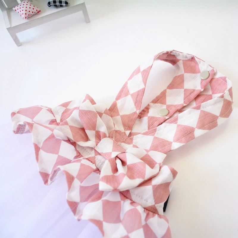 Одежда для собак платье милое принцессы свадебное с плюшевым щенком маленьких