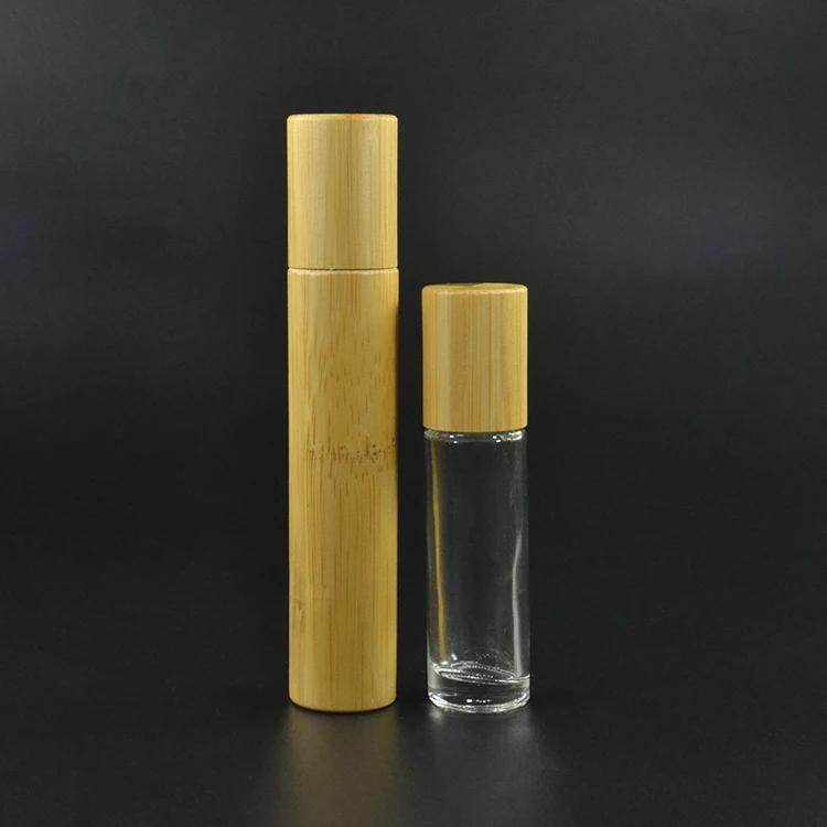 5pcs* 5ml 10ml 15ml handmaking wooden roll on tube luxury bamboo roller bottle wholesale | Красота и здоровье