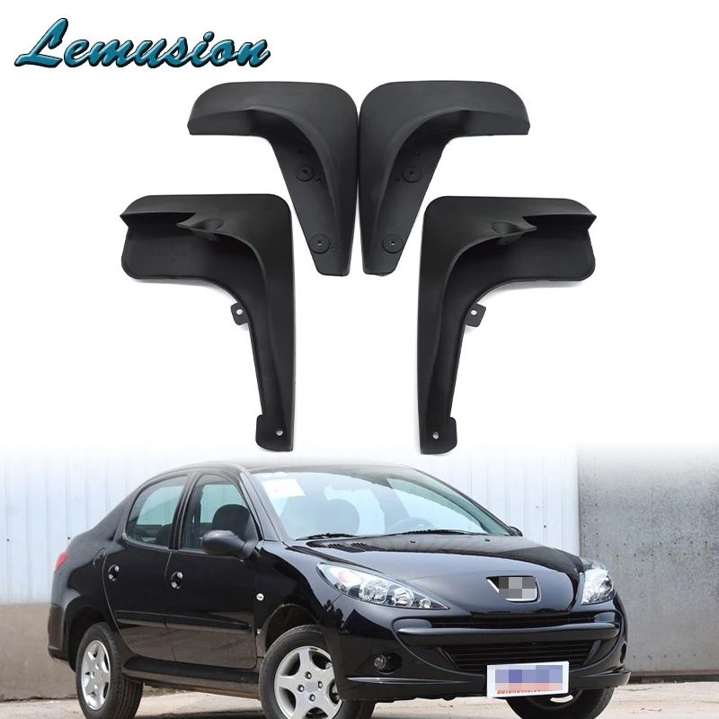 1 компл. автомобиля спереди и сзади Брызговики для Peugeot 207 Compact 4 Двери Седан 2009 2010