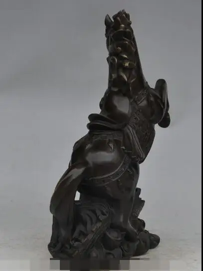 S3112 15 &quotКитайский Чистая Бронзовый Народного Искусства Богатых YuanBao Дракон