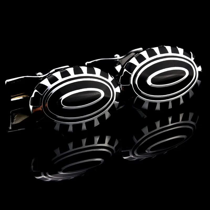 MMS ювелирные изделия рубашки модные запонки для мужчин бренд цветок Овальные