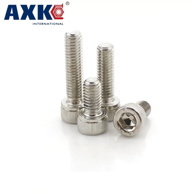 

AXK M4 * 40 M4x40 M4 * 50 M4x50 304 316 сталь 304ss 316ss Метрическая резьба DIN912 болт с шестигранной головкой