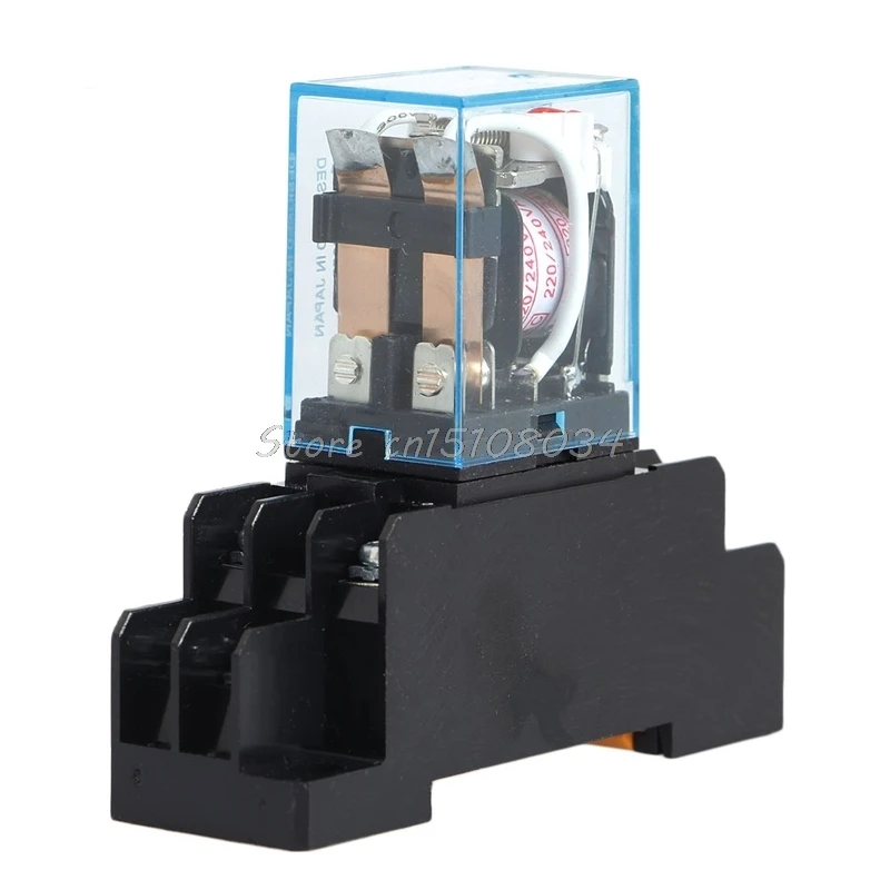 1 шт. 220 V 10A катушки Мощность реле DPDT LY2NJ HH62P HHC68A 2Z с многоконтактной штепсельной