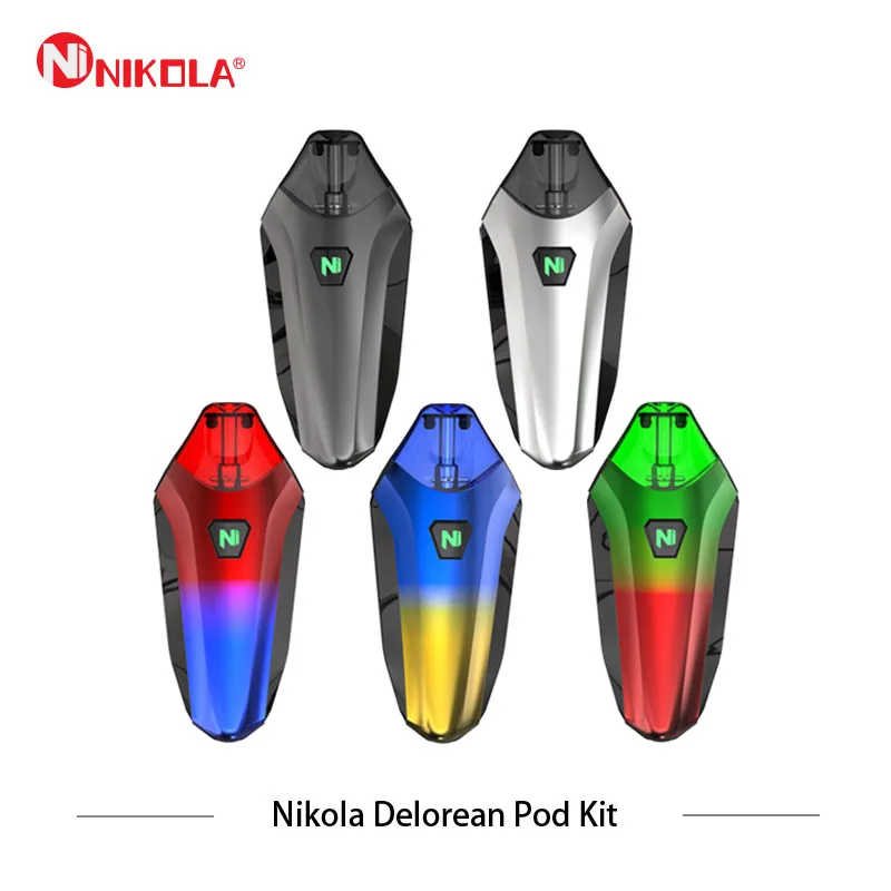 Электронные сигареты Никола Delorean Pod Комплект Системы испаритель Горячие