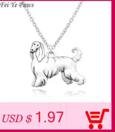 Fei Ye Paws, женское ожерелье, Westie, подвески, Boho, медные, металлические, собачьи подвески, ожерелье s, длинная цепочка из нержавеющей стали, ожерелье для девочек