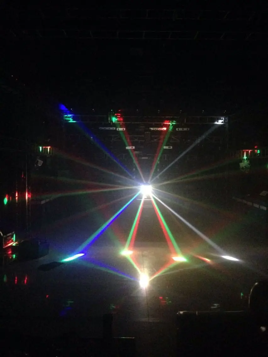 2015 новые продукты 2 шт./лот 16 шт 4 в 1 RGBW cree led движущийся головной Луч света | Лампы и