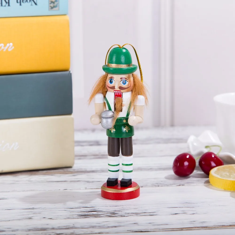 6 шт. Рождественский деревянный Щелкунчик фигурка кукла солдат ручная работа