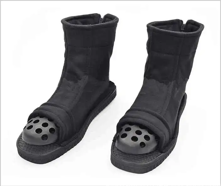 black shoes Аниме Наруто Косплей Хатаке Какаши Косплей Костюм Одежда Хэллоуин маска на заказ размер для взрослых женщин мужчин парик - Цвет: black shoes