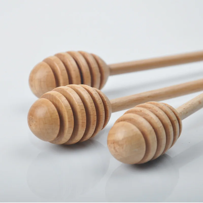 Деревянный Мёд ложка с длинной ручкой деревянная ложка для меда Stick Чай ложка Смешивание Кофе ложка меда сервер Кухня вечерние Чай аксессуары