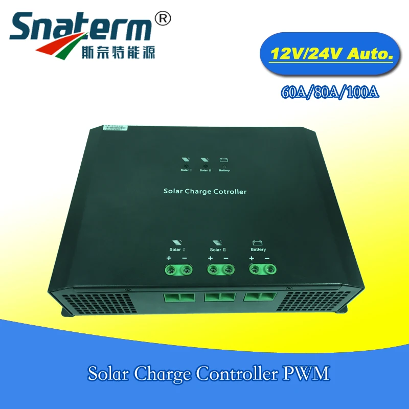 Автоматический регулятор солнечной панели 100 А/80 А/60 А 12 В/24 В|solar panel regulator|pwm solarpwm