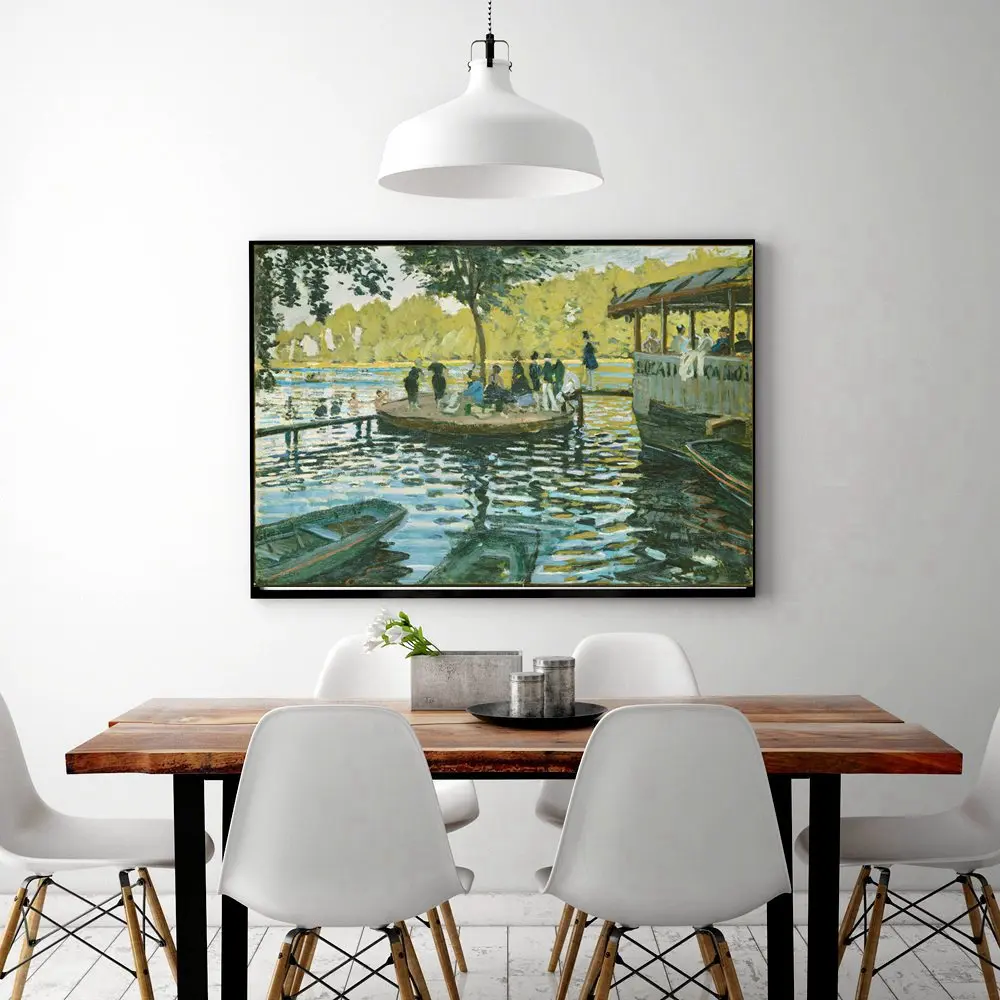 Картина Клод Моне на холсте репродукция гренвайзер настенное искусство