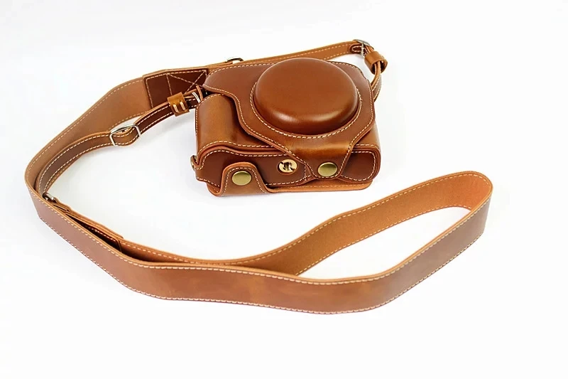 PU leather Digital camera case bag cover pouch for Fuji Fujifilm X70 Camera x70 Accessories With Battery Bottom Opening | Электроника