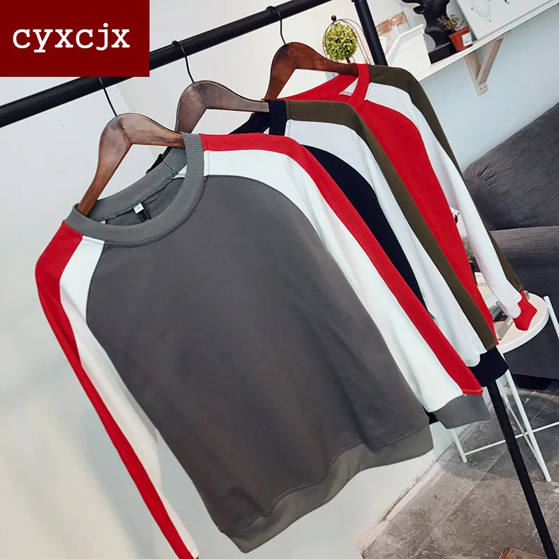 Cyxcjx Лидер продаж бросился 2017 Толстовка Для мужчин одноцветное Цвет длинный рукав