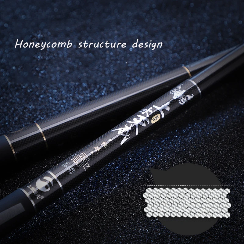 fishing pole New Carbon 3.6m 3.9m 7.2m Lure Rod Casting Fishing Super Light Telescopic winter rod | Спорт и развлечения