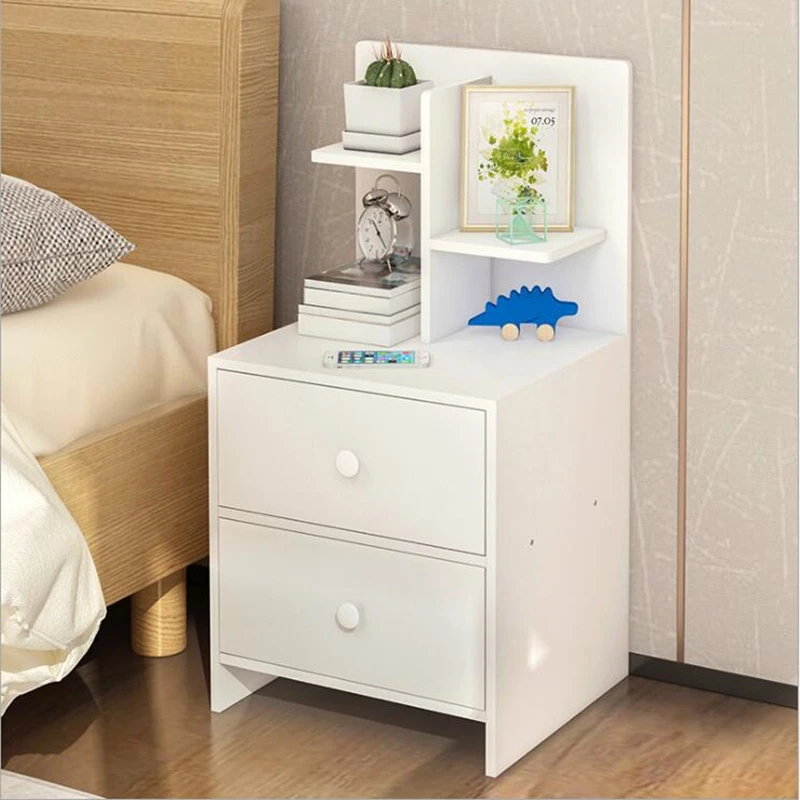 Современная спальня боковой шкаф muebles de dormitorio Nordic Деревянный прикроватный столик