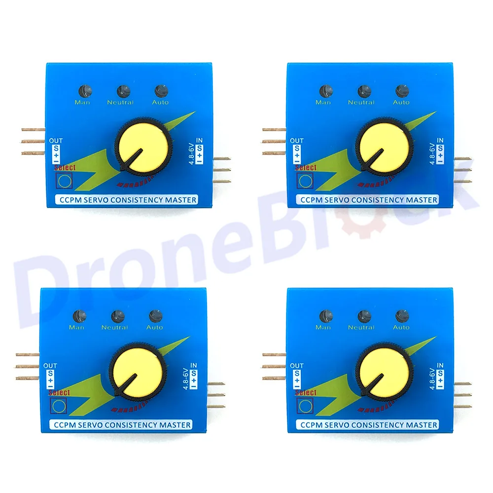 4 шт. серво тестер CCPM Servo Для радиоуправляемых моделей крыльев вертолета|servo