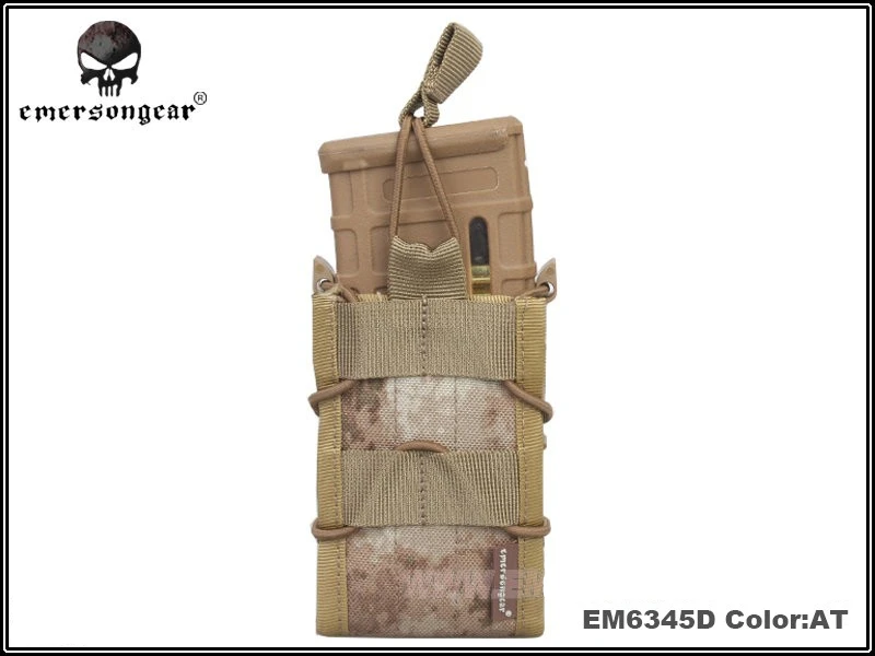 EMERSON одиночный блок подсумок Военная армейская утилита MOLLE вертикальные аксессуары EM6345 хаки коричневый черный