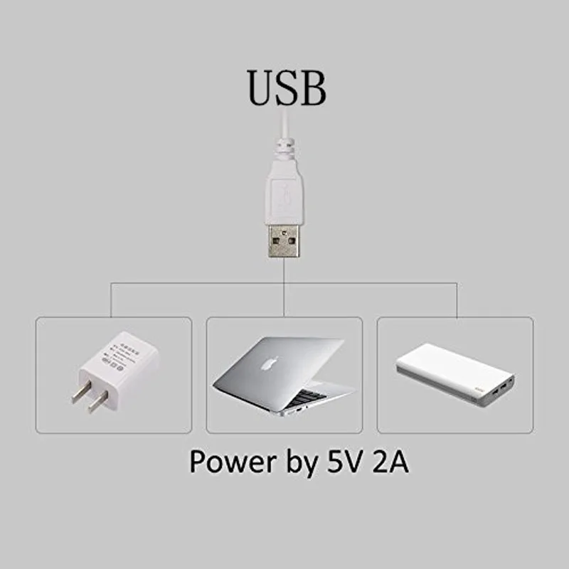 Светодио дный светодиодные USB лампы для книг DC 5 В в 2835 SMD портативный 33 см трубка