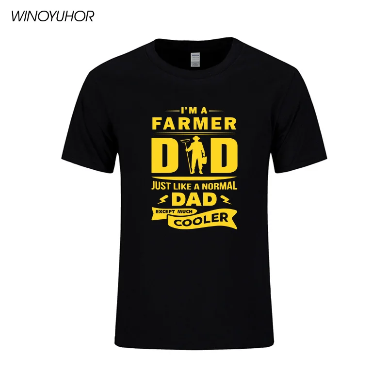 I'M A Farmer Dad Футболка мужская Забавная подарок на день отца повседневные футболки