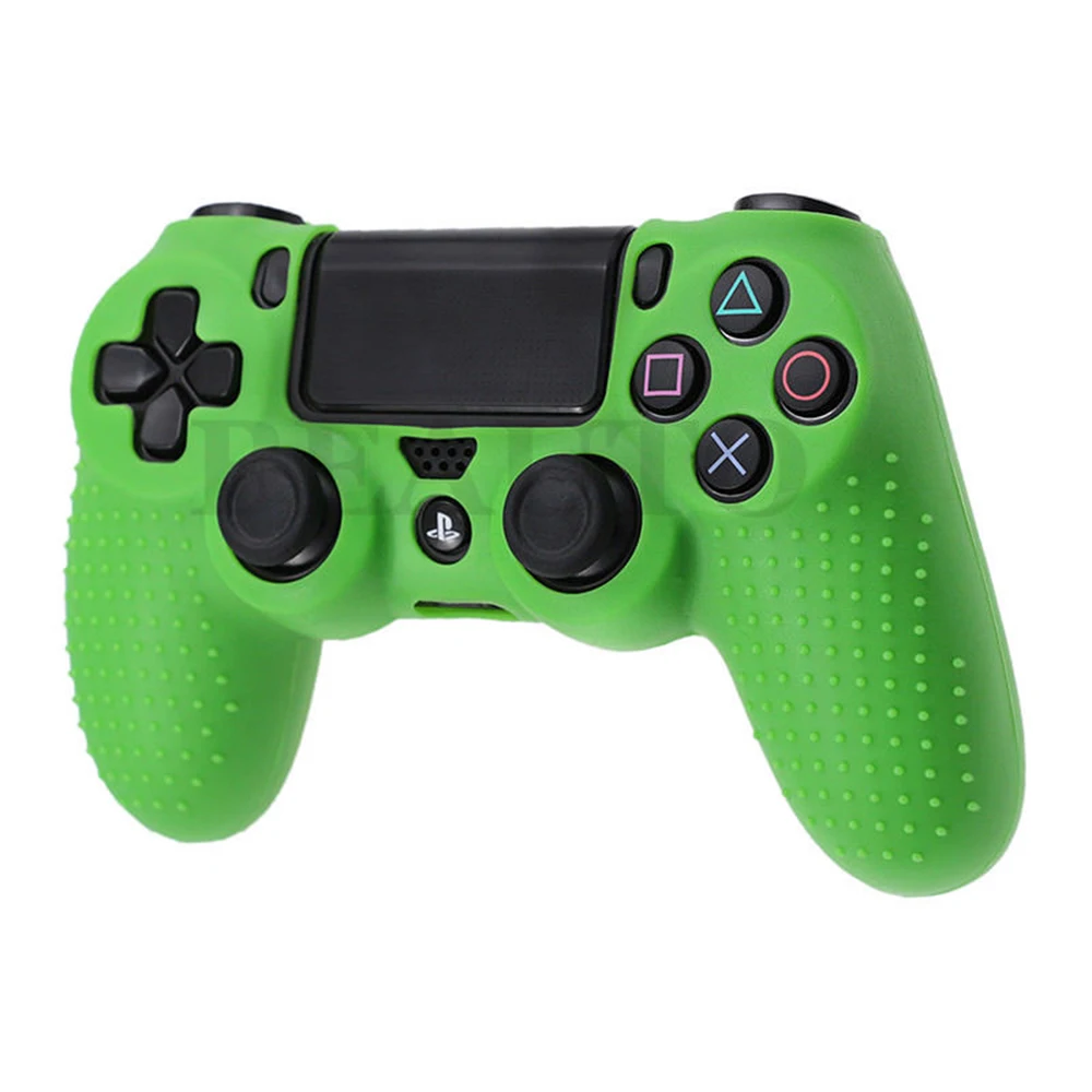 Резиновый силиконовый чехол с подставкой Чехол для Sony Playstation 4 PS4 тонкий