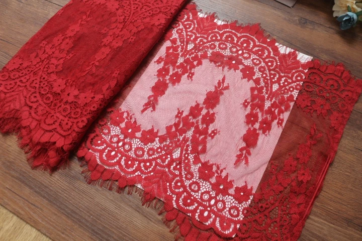3 метра ресницы кружева 32 см DIY декоративные высококачественные нейлоновые ресницы кружева аксессуары для одежды свадебные скатерти украшения