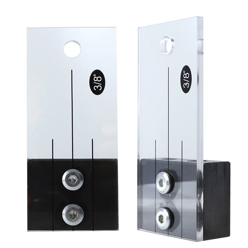 Дюбель джиг акриловая закаленная сталь карманное отверстие 1/2 дюйма 3/8 1/4