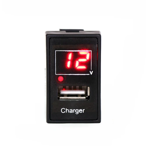 5V 2.1A USB интерфейс разъем автомобильное зарядное устройство и измеритель напряжения батарея монитор использовать для FORD или FORD Ranger - Название цвета: 2 digital Ford