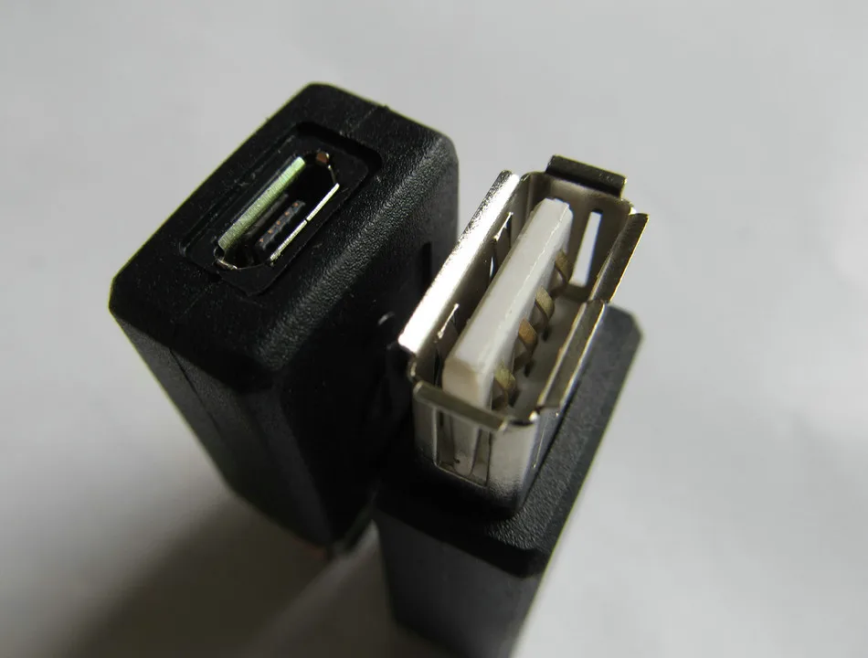 10 шт. прямой USB A 2 0 Женский к micro usb b 5 контактов адаптер разъем зарядное устройство