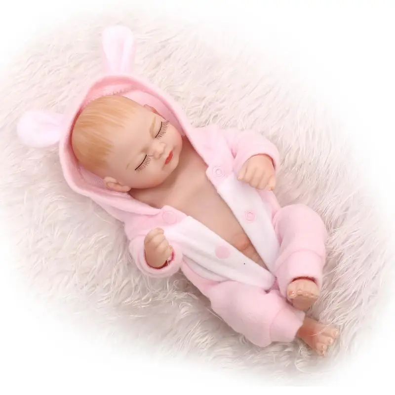 Кукла новорожденная NPK силиконовая для девочек 10 дюймов|doll reborn|girl dollmini doll |