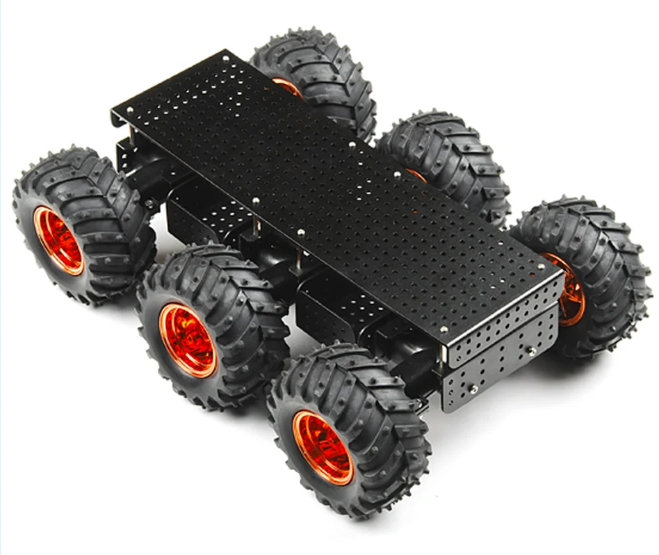 DAGU Обучающий робот 6WD Wild Thumper шасси(черный корпус с редуктором 34: 1