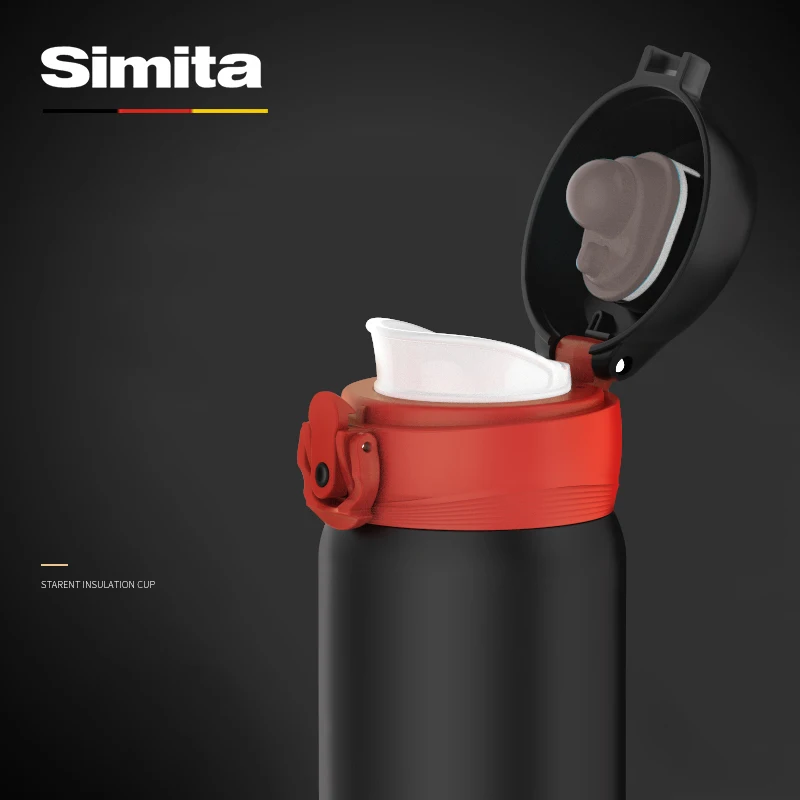 Simita 500 мл Термос термо для чая, кофе, вакуумная колба, Термокружка Из Нержавеющей Стали, для автомобиля, для спорта, теплоизолированная, тепловая, металлическая бутылка для чая