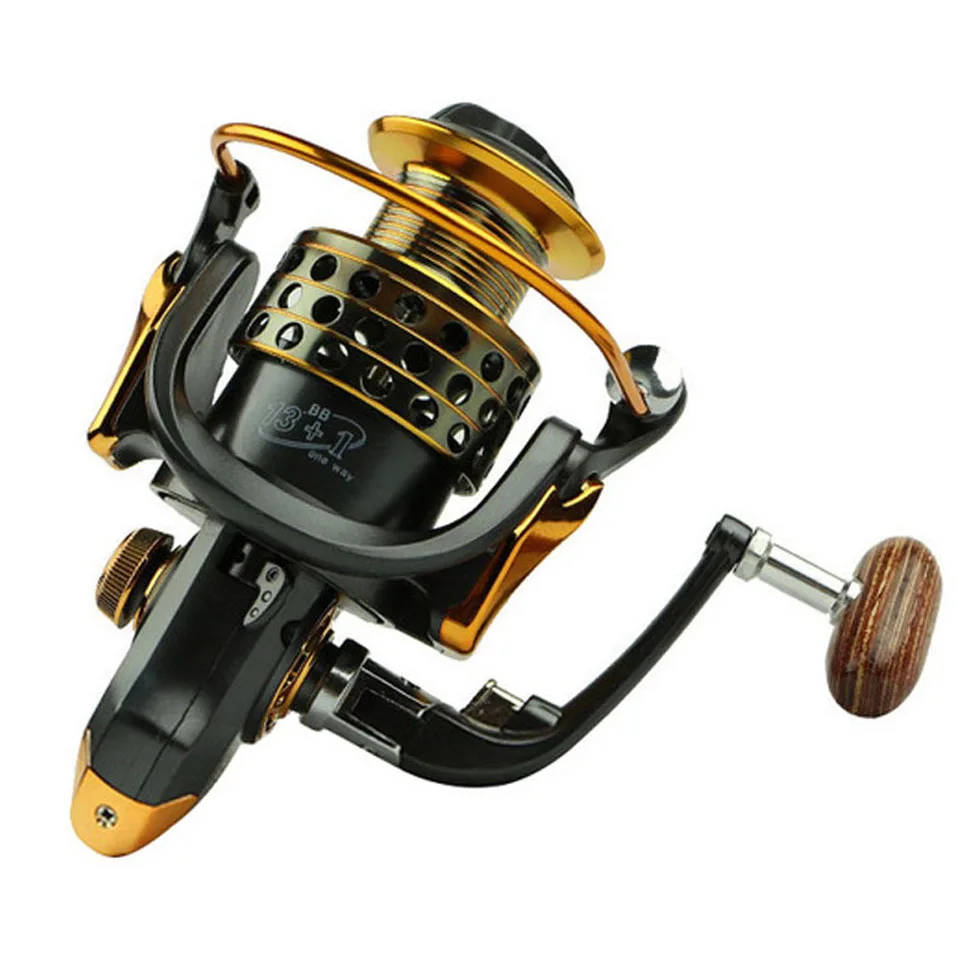 WALK FISH Рыболовная катушка для спиннинга 13 + 1BB металлическая длинное кастинговое