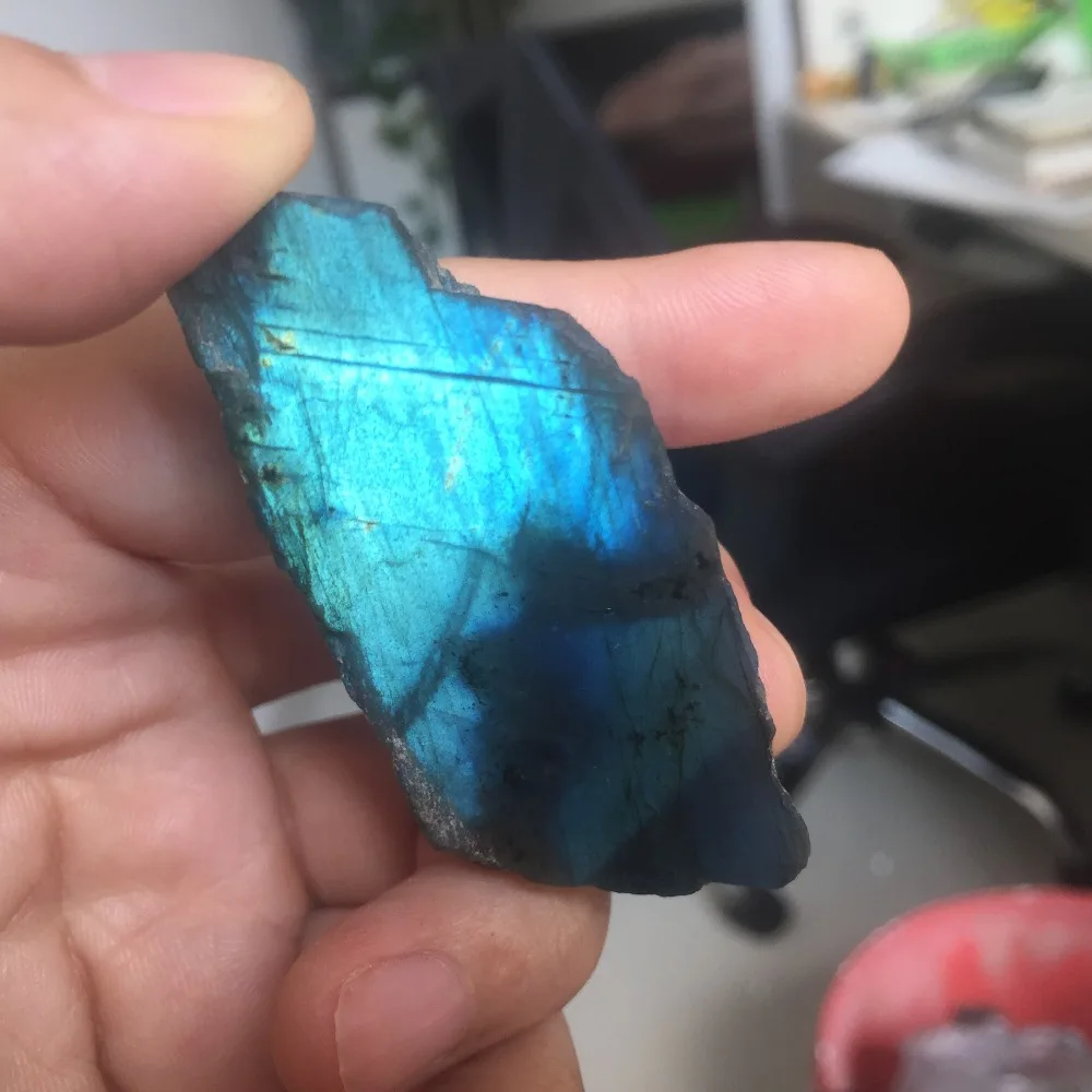 2 шт. натуральный камень лабрадорит Исцеление Рейки Кристалл Фигурка Suncatchers