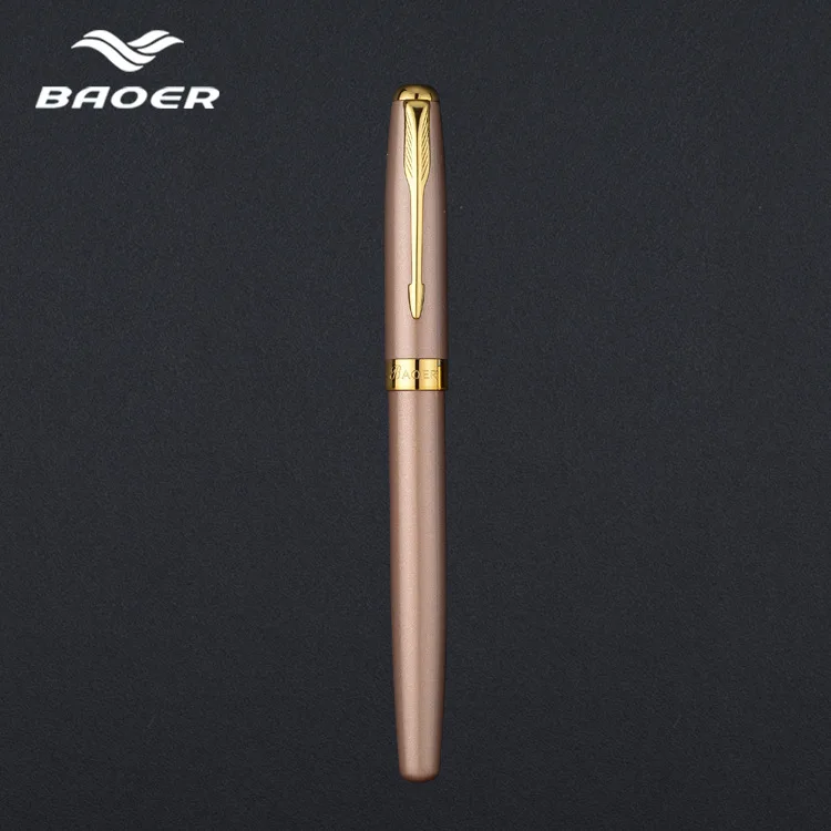 see chart Baoer388 перьевая Ручка pluma fuente stylo plume перьевые ручки высокое качество Аутентичные penna stilografic подарочная ручка в деловом стиле - Цвет: see chart