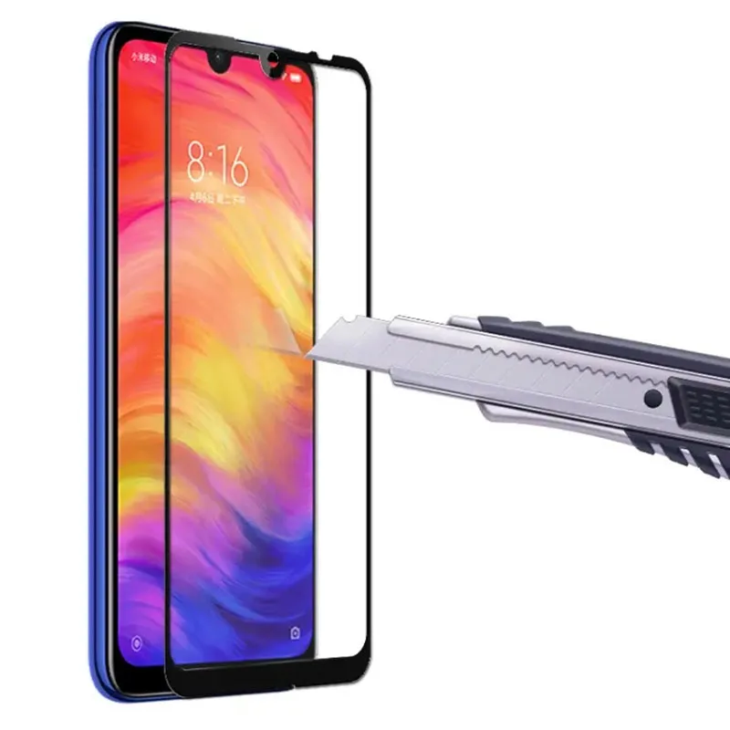 Защитное стекло для Redmi note 7 pro закаленное xiaomi Ksiomi Red Mi not 7pro Защитная пленка